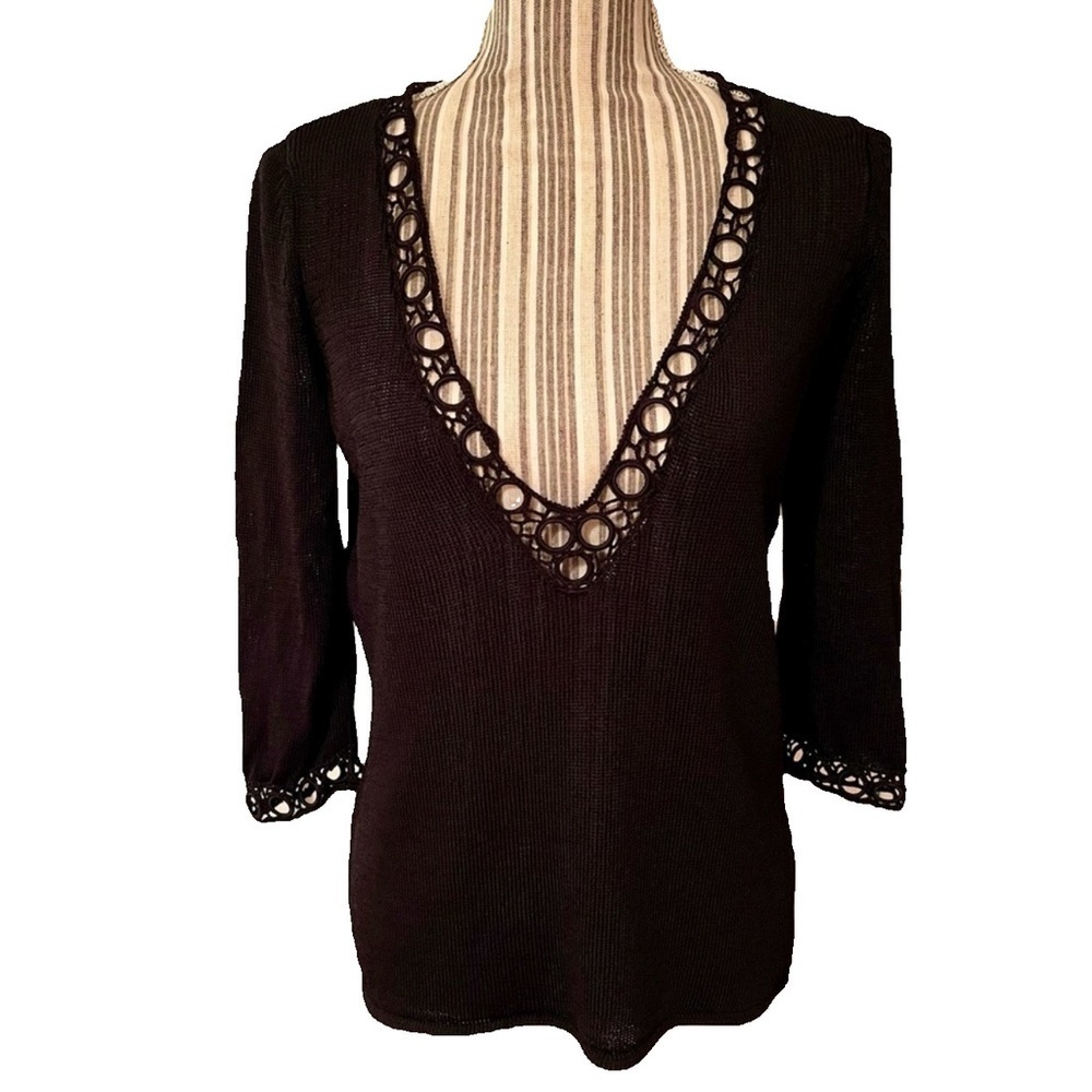 Ann Taylor Black tunic size medium